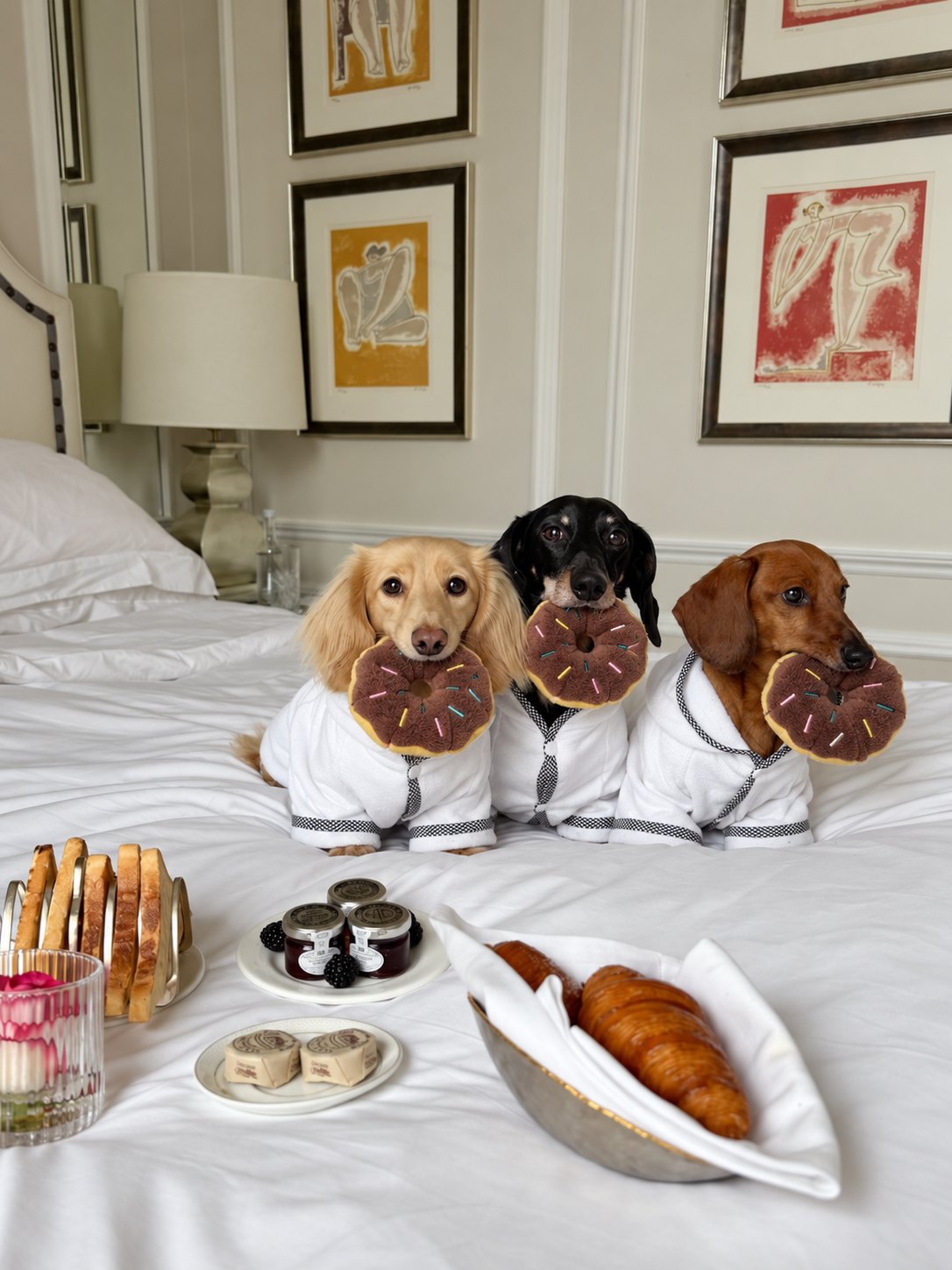 The Sweet Treats Toy — perro con el juguete (Donut chocolate)