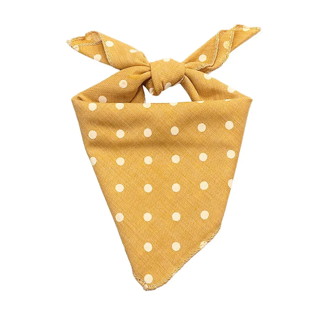 The Everyday Bandana (Lunares mostaza)