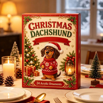 The Advent Box — calendario de Adviento (Christmas Dachshund)