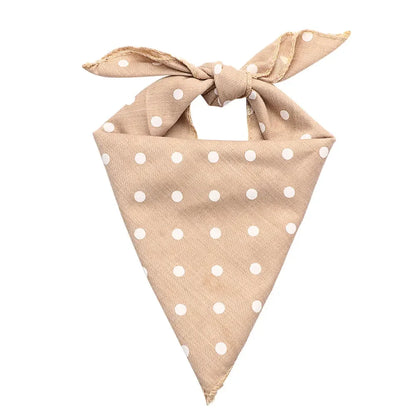 The Everyday Bandana (Lunares beige)