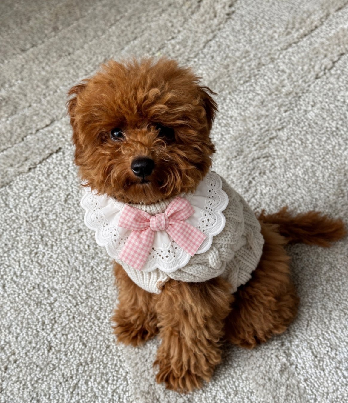The Dolly Collar — perro con el cuello (Rosa)