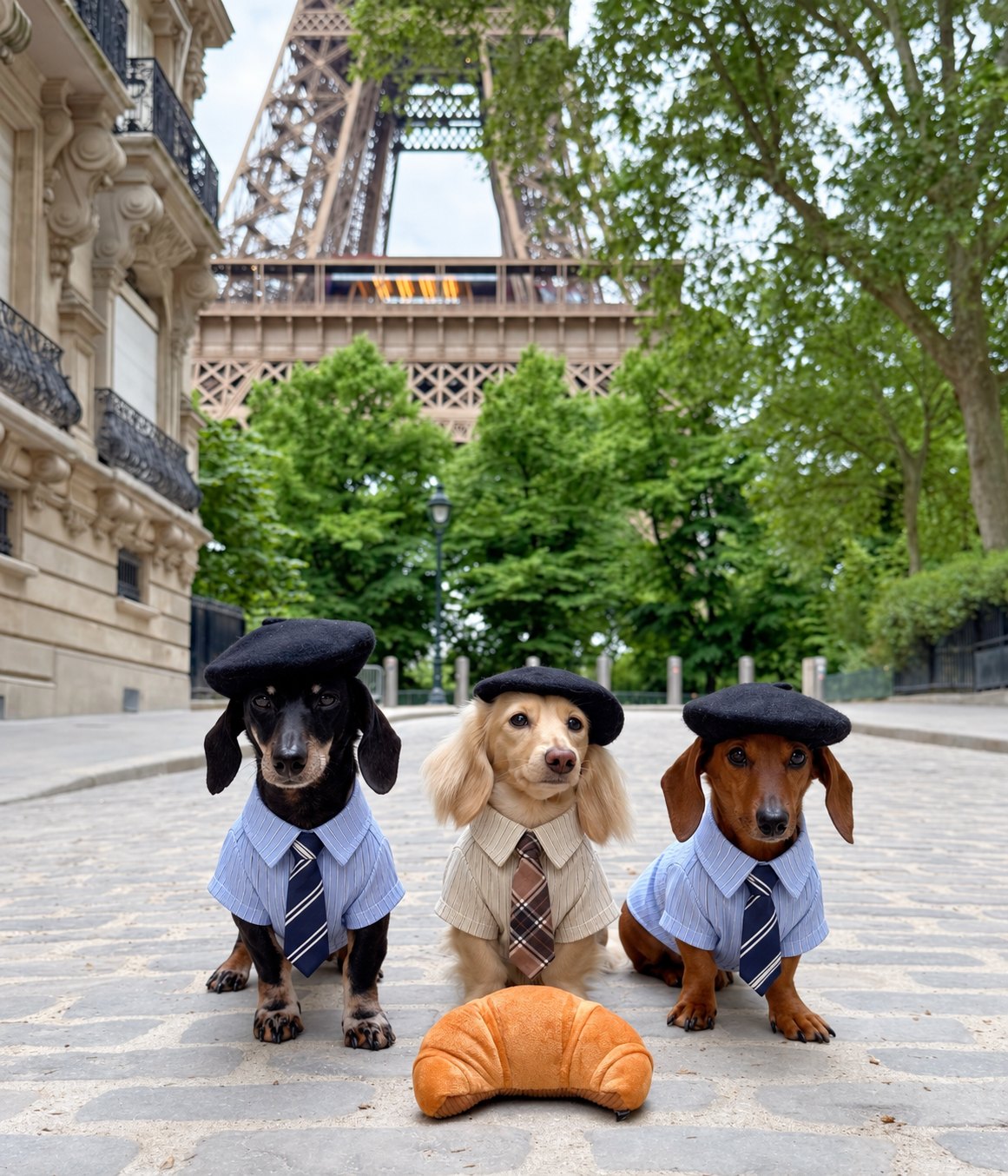 The Gentleman Shirt — perro con la prenda (Pack Azul + Caqui)